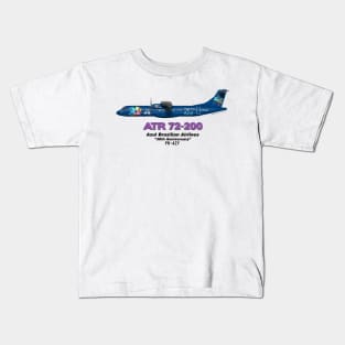 Avions de Transport Régional 72-200 - Azul Brazilian Airlines "30th Anniversary" Kids T-Shirt